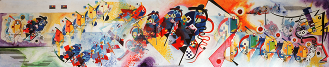 Luděk Jirousek - Variations on the Theme of Kandinsky, About Life and Death - 1993